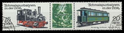 DDR Zusammendruck Nr WZd557 gestempelt 3ER STR X17F746