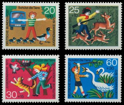BRD BUND 1972 Nr 711-714 postfrisch S227A7E