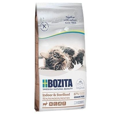 Bozita Indoor&Sterilized Grain free Reindeer 2kg