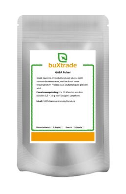 GABA Pulver - Gamma Aminobuttersäure 5x 1 kg