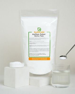 Koffein in Pulverform - 100% rein - EXTRA FEIN 1 kg