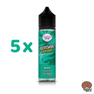 Dinner Lady Overdrive MOJITO Longfill Liquid 5x 5ml