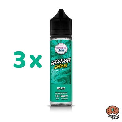 Dinner Lady Overdrive MOJITO Longfill Liquid 3x 5ml