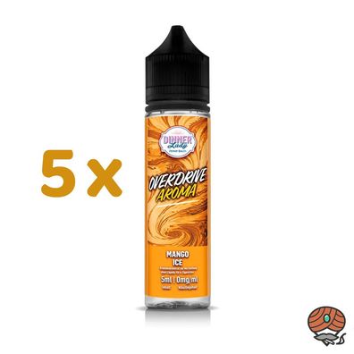 Dinner Lady Overdrive MANGO ICE Longfill Liquid 5x 5ml