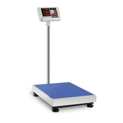Lagerplattformwaage, 45 x 60 cm, Netzteil + Batterie, 300 kg / 50 g
