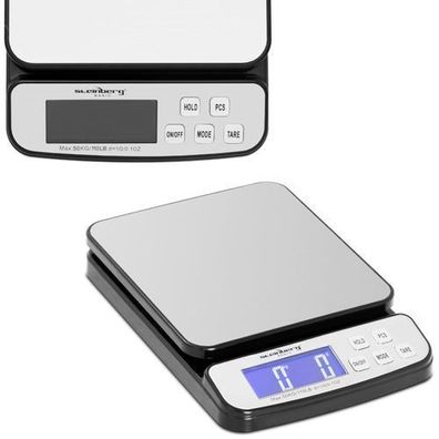 LCD-Briefwaage für Pakete und Briefe bis 50 kg / 1 g