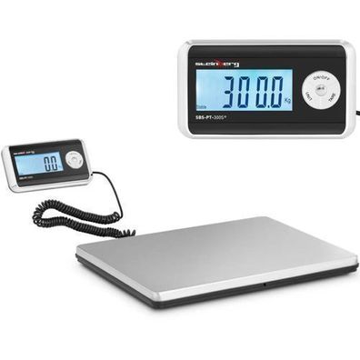 LCD-Paketwaage 31 x 38,5 cm 300 kg / 100 g