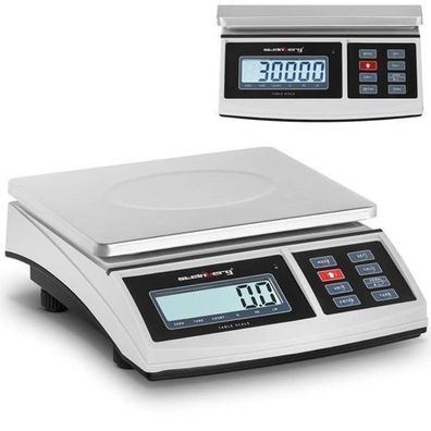 LCD-Paketwaage 21 x 27 cm 30 kg / 1 g