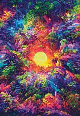 Colorboom - Psychodelischer Sonnenaufgang im Dschungel