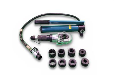 VEVOR Hydraulische Crimpzange V 12-28 mm TH 16-32 mm 9 Matrizen 6 T