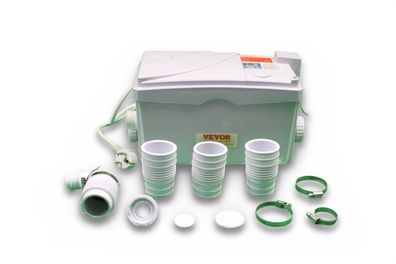VEVOR Abwasserhebeanlage 350 W 6000 L/h mit Zerkleinerer für Bad und Keller