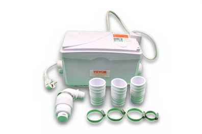 VEVOR Hebeanlage 350 W 6000 L/h Abwasserpumpe für Bad und Keller Weiss Defekt