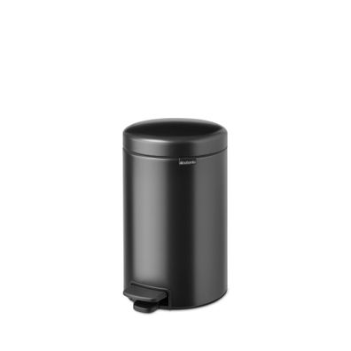 Brabantia NewIcon Treteimer 12 l mit Softclose-Deckel und Inneneimer Grau