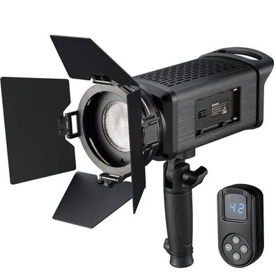 Bresser - F004354 - SP-60 LED Fresnel Studiolampe 60W mit Fernbedienung