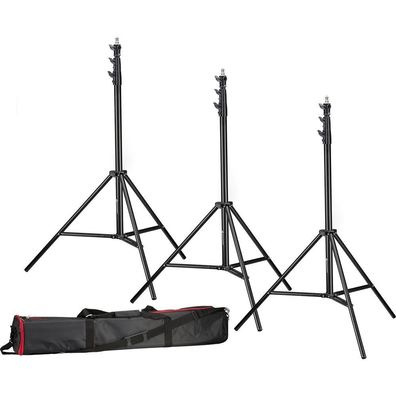 Bresser - F004080 - 3x BR-TP280 PRO-1 Stativ (280 cm) + Tasche