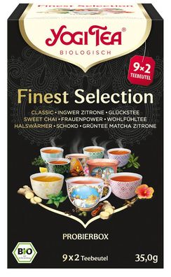 3x Yogi Tea®, Yogi Tea GmbH Yogi Tea® Finest Selection Bio 18x1,9g