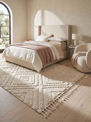 Hochflorteppich Polyester maschinell gewebt - TALLA Kadima Design