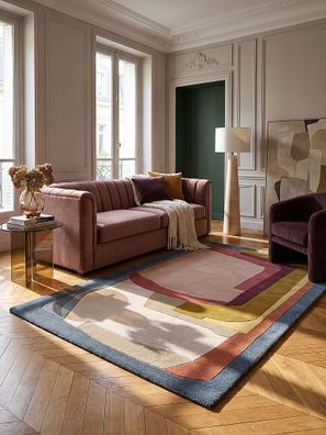 Wollteppich Hoch-Tief handgetuftet - DIBBIN Kadima Design