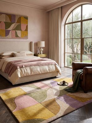 Teppich geometrisch handgetuftet Kurzflor - Evenlode Kadima Design