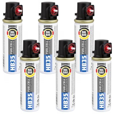 Gaskartusche für Nagler 100mm/40ml bis 500 Schüsse 6St. für Beton & Stahl HB35