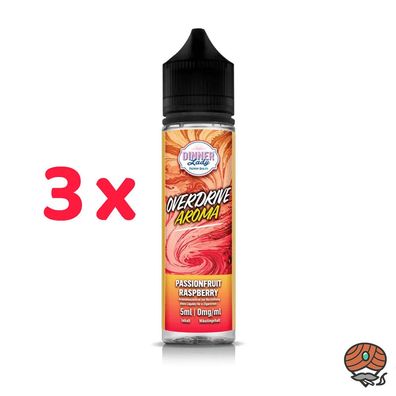 Dinner Lady Overdrive Passionfruit Raspberry Longfill Liquid 3x 5ml