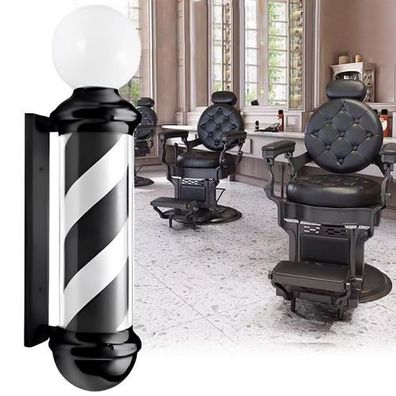 Barber Pole LED-Lampe Barbierstange Leuchtreklame Friseursalon Werbeschild 81.5cm