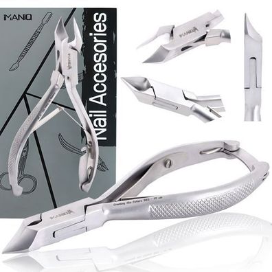 Hautzange Nagelknipser Schere Kosmetik Maniküre Studio SPA silber