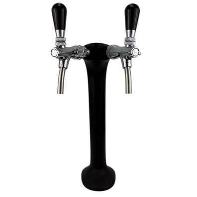 BieTal® Classic Cobra Bier Schanksäule Wasser Zapfsäule Chrom Gold Schwarz