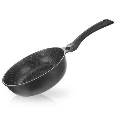 Tiefe, hohe Granit-Bratpfanne GRANDE 24 cm