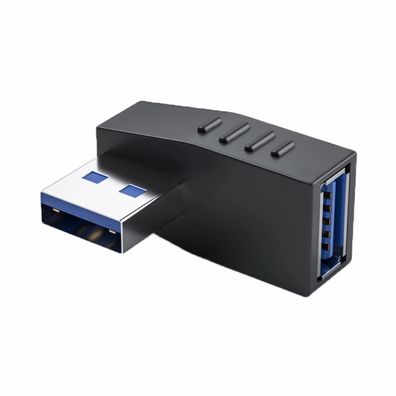 I29 USB 3.0 Winkeladapter 90° rechts USB-A Stecker Buchse für PC Laptop Notebook