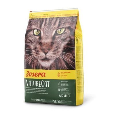 Josera Naturecat Getreidefreies Trockenfutter für Katzen, Huhn & Lachs, 10 kg