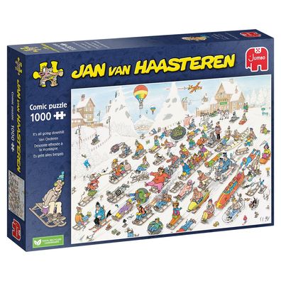 Jan van Haasteren Es geht alles bergab 1000 Teile Puzzle