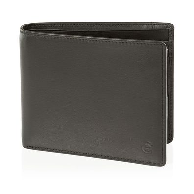 Esquire Cardsafe Herren Scheintasche Querformat 2295-10, schwarz