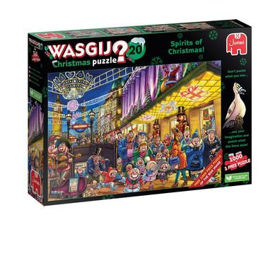 Wasgij Christmas 20 Weihnachtsgeister 2x1000 Teile Puzzle