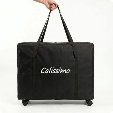 Professionelle Tasche Koffer für Friseurzubehör mit Rollen schwarz