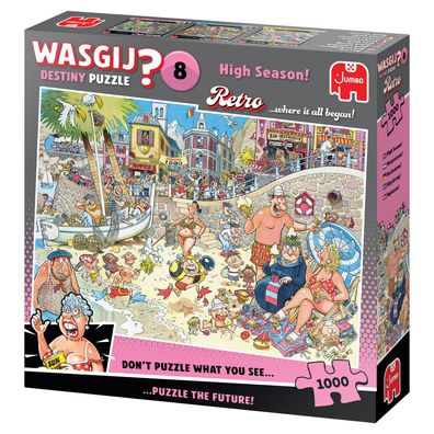 Wasgij Destiny Retro 8, Hochsaison, 1000 Teile Puzzle