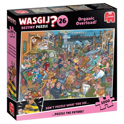 Wasgij Destiny 26, Zum Bersten voll mit Bio, 1000 Teile Puzzle