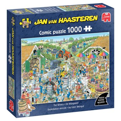 Jan van Haasteren, Auf dem Weingut, 1000 Teile Puzzle