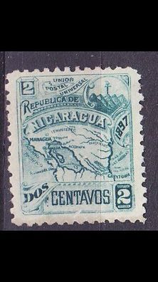 Nicaragua [1897] MiNr 0090 Y ( * /mh )