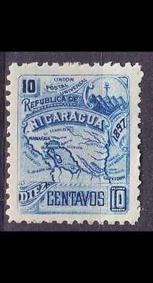 Nicaragua [1897] MiNr 0092 X ( * /mh )