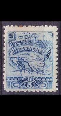Nicaragua [1897] MiNr 0097 X ( * /mh )
