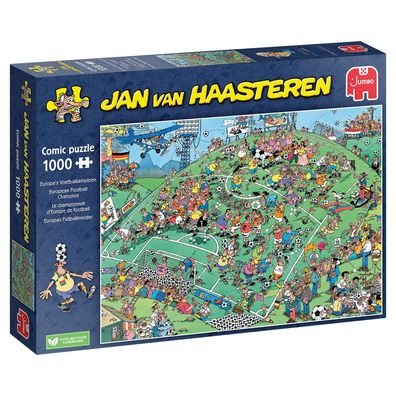 Jan van Haasteren Europas Fußballmeister 1000 Teile Puzzle