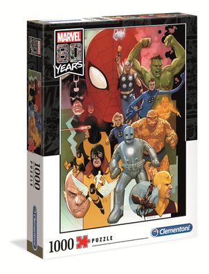 Clementoni 39534 Marvel 80 Jahre 1000 Teile Puzzle
