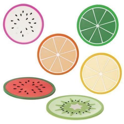 Obstbecher-Untersetzer 8,5 cm 6 Stück