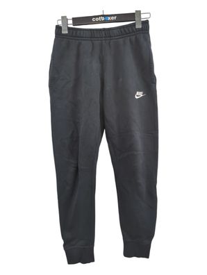 Nike Club CF BB Herren Jogginghose Schwarz Weiß XS