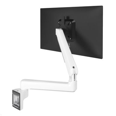 Dataflex Viewprime plus schwenkbare Monitorhalterung für Systemschiene, weiß