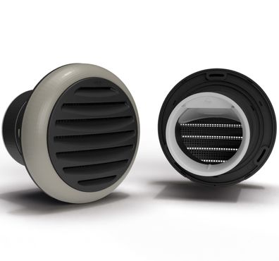 Außengitter Ø 150mm Aeroboy Eco-Lüftungsgitter Thermorückstauklappe magnetisch