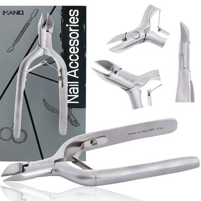 Hautzange Nagelknipser Schere Kosmetik Maniküre Studio SPA silber