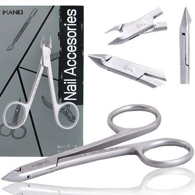 Hautzange Nagelknipser Schere Kosmetik Maniküre Studio SPA silber