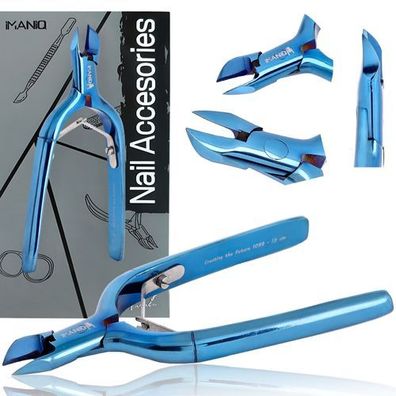 Hautzange Nagelknipser Schere Kosmetik Maniküre Studio SPA blau